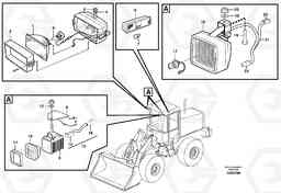 36644 Lighting, cab L70D, Volvo Construction Equipment