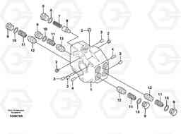 15477 Valve block MC60, Volvo Construction Equipment