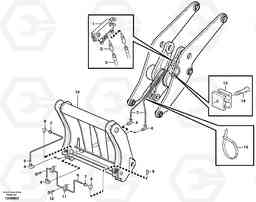 42696 Central lubrication for tool bar. L120E S/N 19804- SWE, 66001- USA, 71401-BRA, 54001-IRN, Volvo Construction Equipment