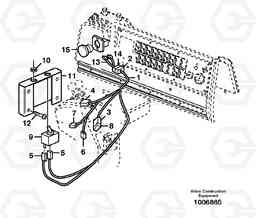 16733 Cable harness, detent, 3rd hydraulic function L50E BRAZIL, S/N 71001 -, Volvo Construction Equipment