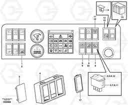 32530 Switch panel L70D, Volvo Construction Equipment