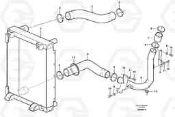 23040 Intercooler EW140B, Volvo Construction Equipment