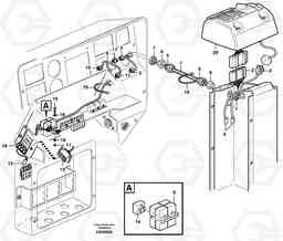 34504 Forward / reverse switch at hydraulic controls L70D, Volvo Construction Equipment