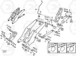 28792 Lifting unit. L180C S/N 2533-SWE, 60465-USA, Volvo Construction Equipment