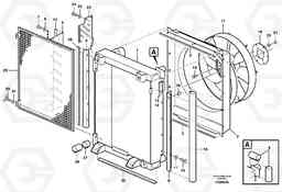 45721 Fan and fan shroud EW140B, Volvo Construction Equipment