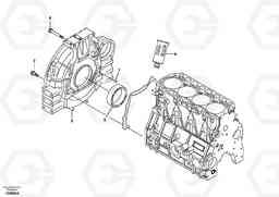 28138 Flywheel housing EC55B, Volvo Construction Equipment