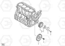 28149 Timing gear EC55B, Volvo Construction Equipment