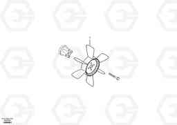 3696 Cooling fan mounting EW55B, Volvo Construction Equipment