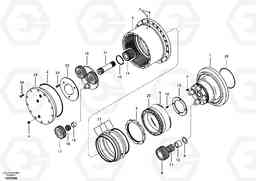 94001 Travel gearbox EC55B, Volvo Construction Equipment