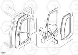 88303 Door, operator's cab EW55B, Volvo Construction Equipment