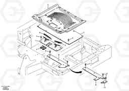 35275 Cabin floor EC55B, Volvo Construction Equipment