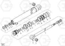 61644 Dipper arm cylinder EC55B, Volvo Construction Equipment