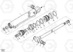 6032 Bucket cylinder EC55B, Volvo Construction Equipment