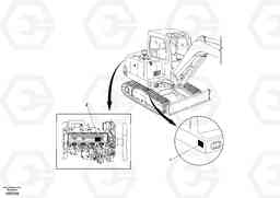 28109 Product identification plate EC55B, Volvo Construction Equipment