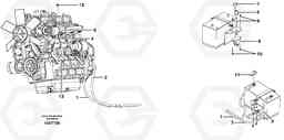 7574 Battery cable and main switch MC110, Volvo Construction Equipment