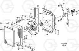 43581 Hydraulic oil cooler EW160B, Volvo Construction Equipment