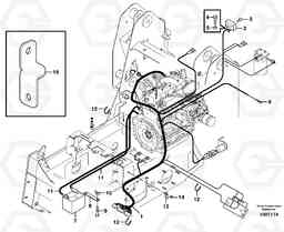 33127 Cable harnesses, front MC70, Volvo Construction Equipment