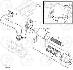 96559 Air Cleaner MC80, Volvo Construction Equipment