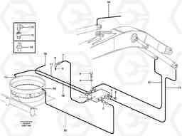 3810 Central lubrication. slewing, mono boom EW180B, Volvo Construction Equipment