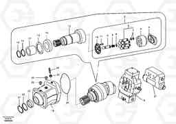 103744 Travel motor EW55B, Volvo Construction Equipment