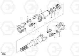 4434 Propeller shaft, rear EW55B, Volvo Construction Equipment