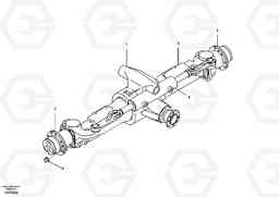 4444 Axle, front EW55B, Volvo Construction Equipment