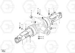 4445 Housing, front axle EW55B, Volvo Construction Equipment