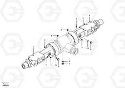 4462 Housing, rear axle EW55B, Volvo Construction Equipment