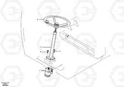 2416 Steering wheel and column EW55B, Volvo Construction Equipment