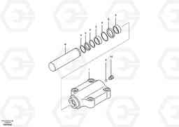 13115 Axle locking cylinder EW55B, Volvo Construction Equipment