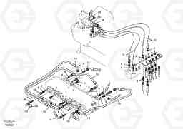 4310 Servo system, control valve to remote control valve EW55B, Volvo Construction Equipment