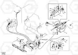 4311 Servo system, control valve to solenoid valve EW55B, Volvo Construction Equipment