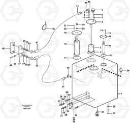 26948 Hydraulic oil tank EW180B, Volvo Construction Equipment