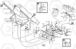 55366 Hydraulic system, boom EW180B, Volvo Construction Equipment