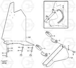 40906 Hose protection, lift cylinder L60F, Volvo Construction Equipment