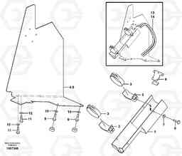 34128 Hose protection, lift cylinder L70E, Volvo Construction Equipment