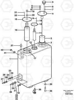 15435 Hydraulic oil tank EW140B, Volvo Construction Equipment