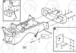 32543 Rear hitch and counterweight L70D, Volvo Construction Equipment