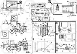 3077 Sign plates and decals L70D, Volvo Construction Equipment