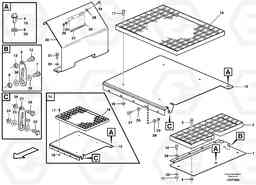 20341 Foot step EW140B, Volvo Construction Equipment