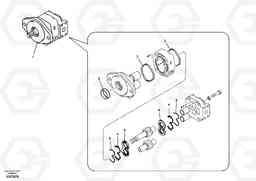 33757 Hydraulic gear pump for quickfit and rotator EC160B PRIME S/N 12001-, Volvo Construction Equipment
