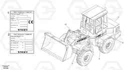 2783 Product identification plate ZL502C SER NO 0503001 -, Volvo Construction Equipment