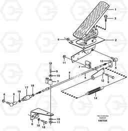 39351 Engine speed control L50D, Volvo Construction Equipment
