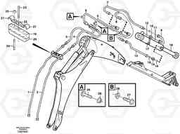 32481 Hydraulic system, bucket BL70, Volvo Construction Equipment