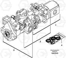 7585 Transmission complete MC110, Volvo Construction Equipment