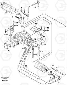 8025 Hydraulic system Transport MC80, Volvo Construction Equipment