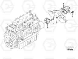 12808 High flow pump, mounting MC110, Volvo Construction Equipment