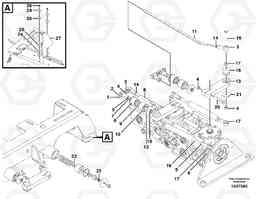 8027 Auxiliary control levers, forward/reverse MC80, Volvo Construction Equipment