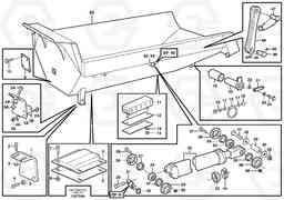 68931 Dumper basket with fitting parts A25D S/N -12999, - 61118 USA, Volvo Construction Equipment