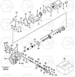 96790 Front control pump MC110, Volvo Construction Equipment